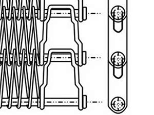 Correias transportadoras de haste flexível